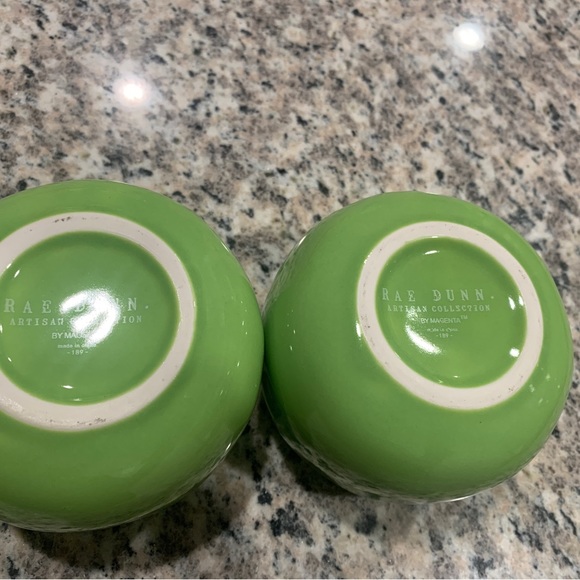 Two Rae Dunn GOOD CHIVES ONLY Mini Bowl Artisan Collection By Magenta - Picture 10 of 12